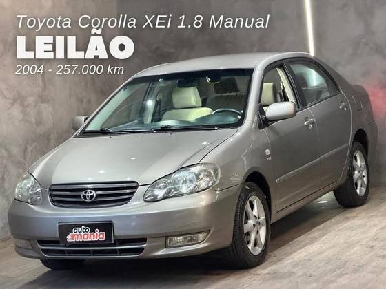 TOYOTA COROLLA 1.8 XEI 16V FLEX 4P MANUAL TOYOTA COROLLA 1.8 XEI 16V FLEX 4P MANUAL